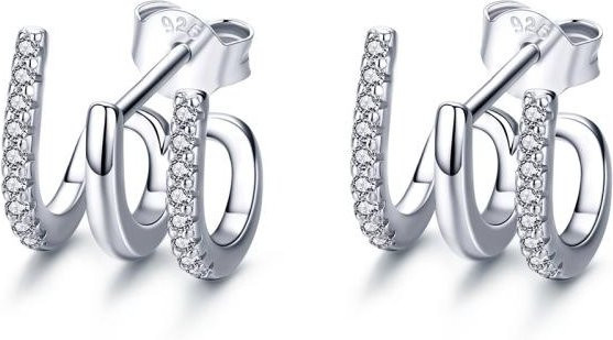 SUNSKY Ohrringe 925 Silber, Zirkonia, Damen - Bild 1