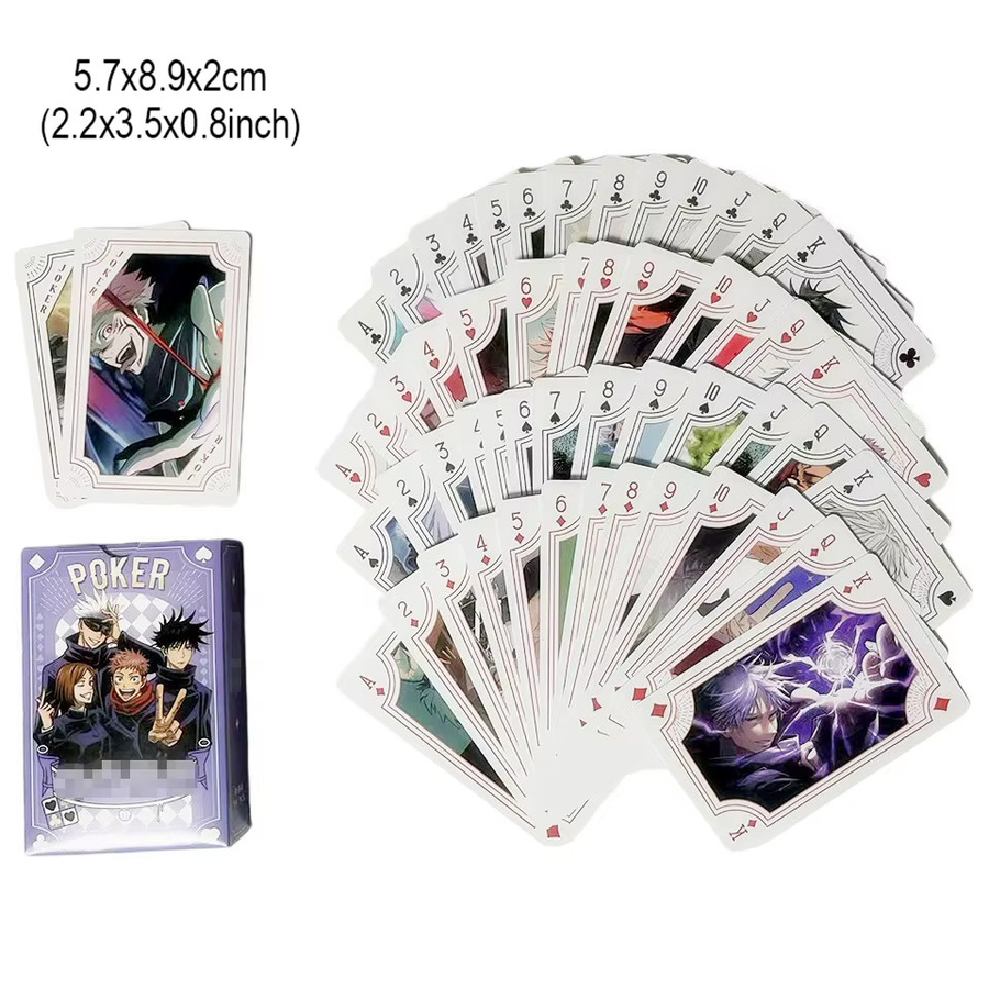 Potdemiel Jujutsu Kaisen Pokerkarten, Kartenspiel, Set - Bild 3