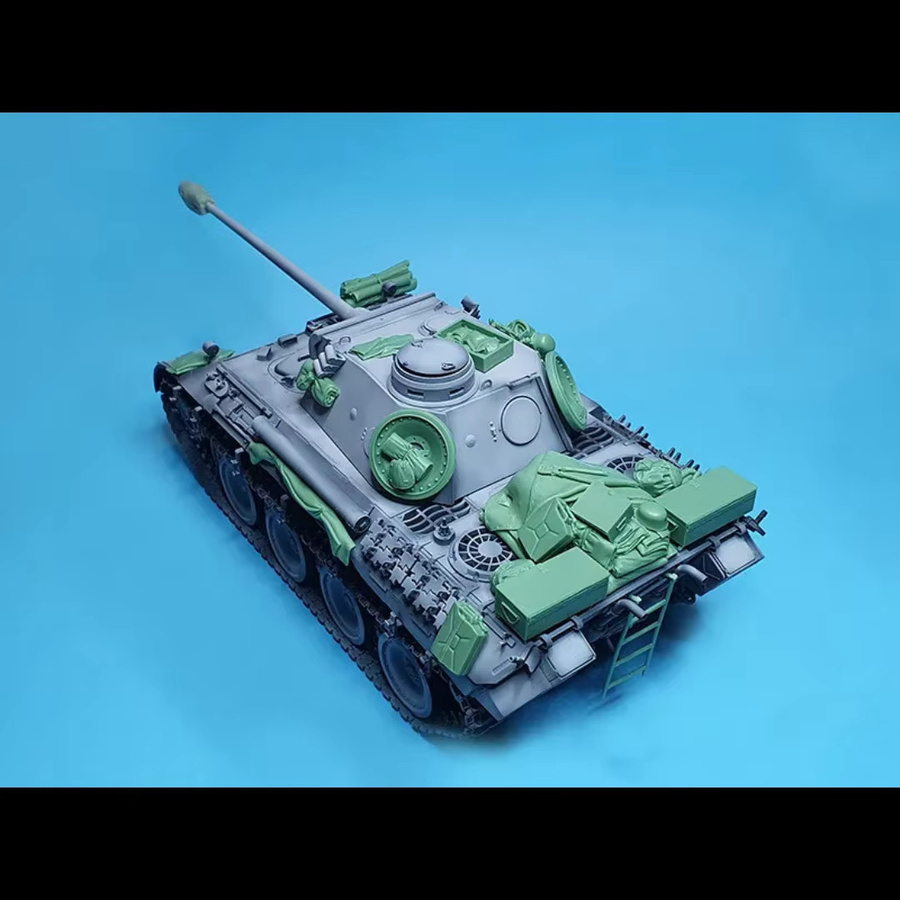 MEEKLION MODEL Tank Beschläge, Modellbau Satz, 1/35, Harz, unbemalt - Bild 3