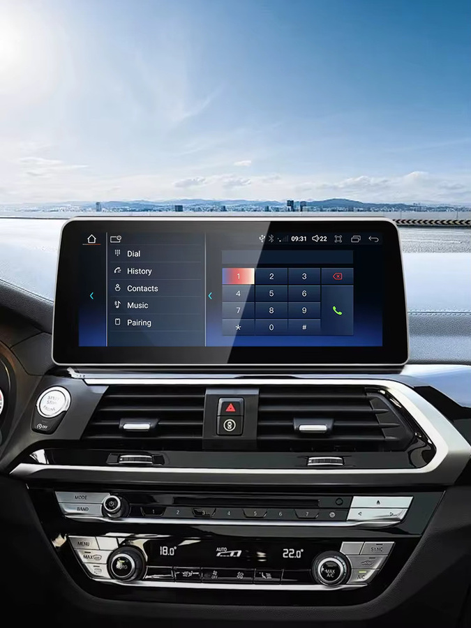 STWEI Android 14 Multimedia Player mit 12,3 Zoll Display für BMW X3 X4 G01 G02 EVO, Drahtloses CarPlay, GPS und Bluetooth, Schwarz - Bild 7