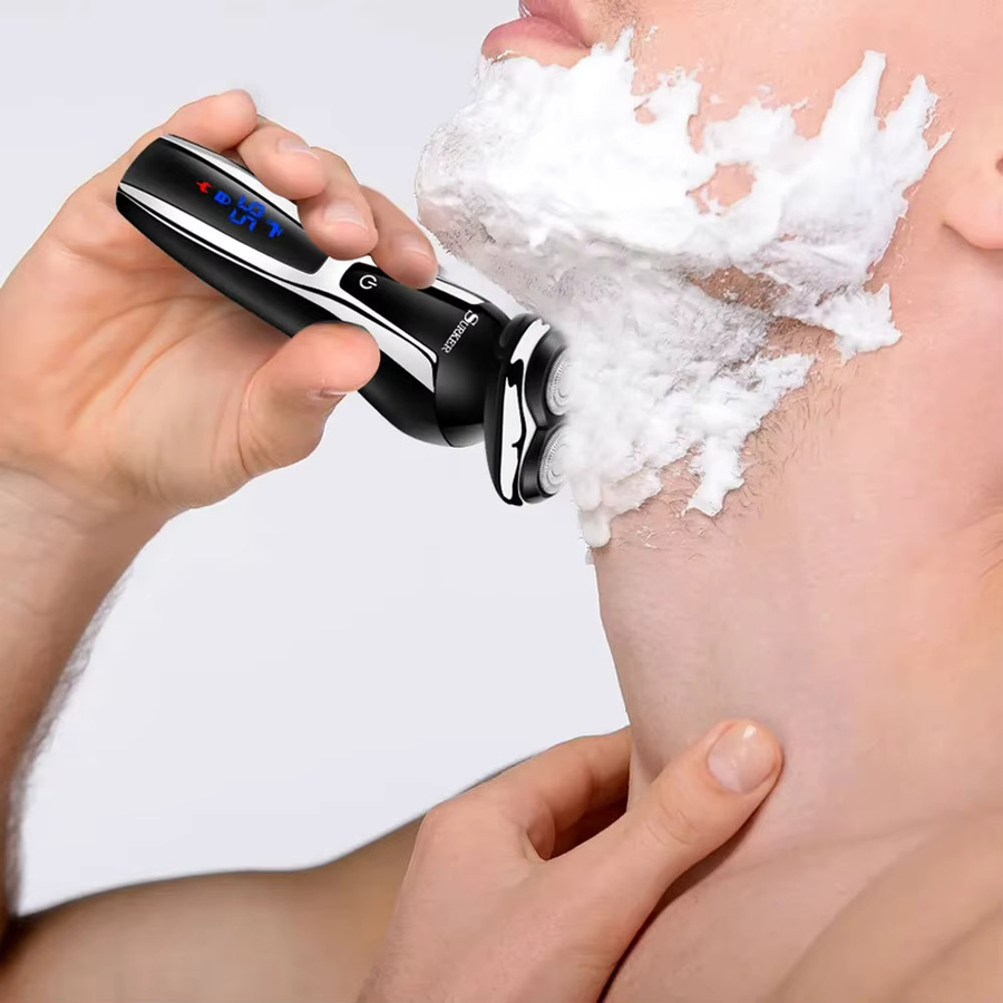 Hatteker Electric Pro Li Haarschneidemaschine und Bartschneider in Schwarz mit Zero-Gap T-Klinge, wasserdicht und kabellos wiederaufladbar - Bild 3