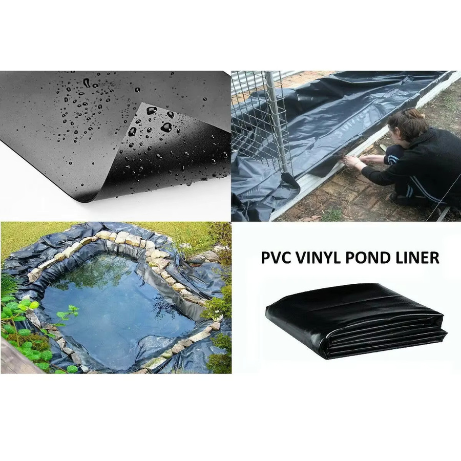 Wasserdichte PVC-Membran für Fischteiche und Pools in Schwarz, B/T: 3,05 x 1,52 m - Bild 4