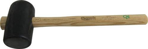 Peddinghaus Gummihammer Schwarz mit Holzgriff 475g - Bild 1