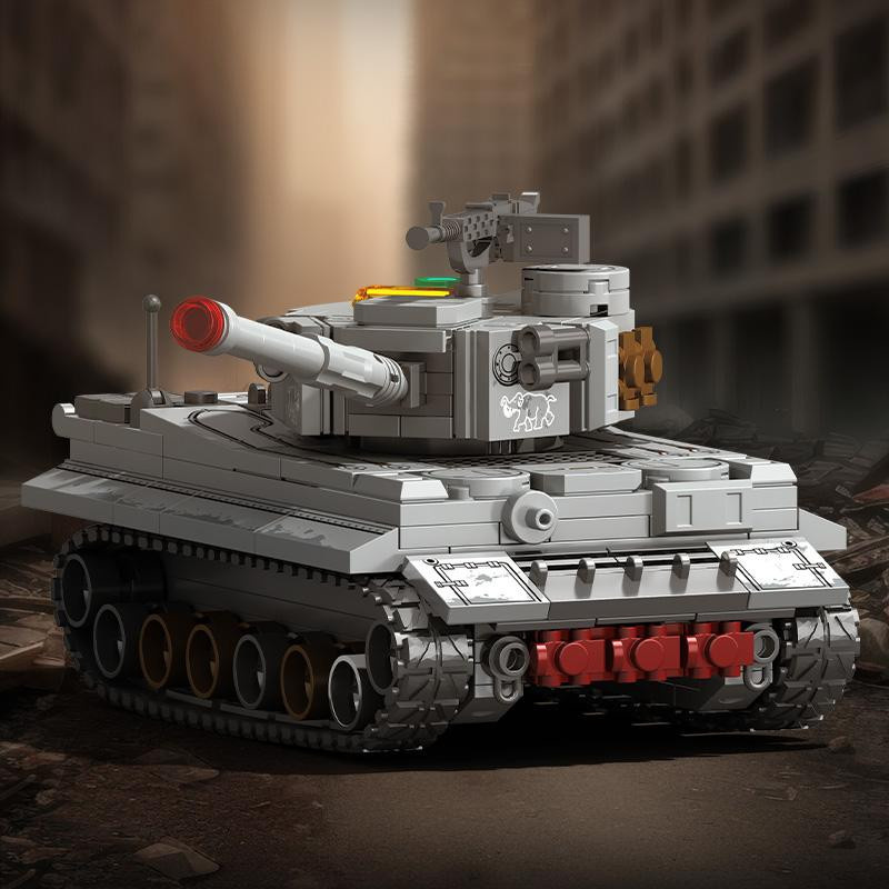 SEMBO BLOCK Panzer Militärfahrzeug Bausteine weiß - Bild 3