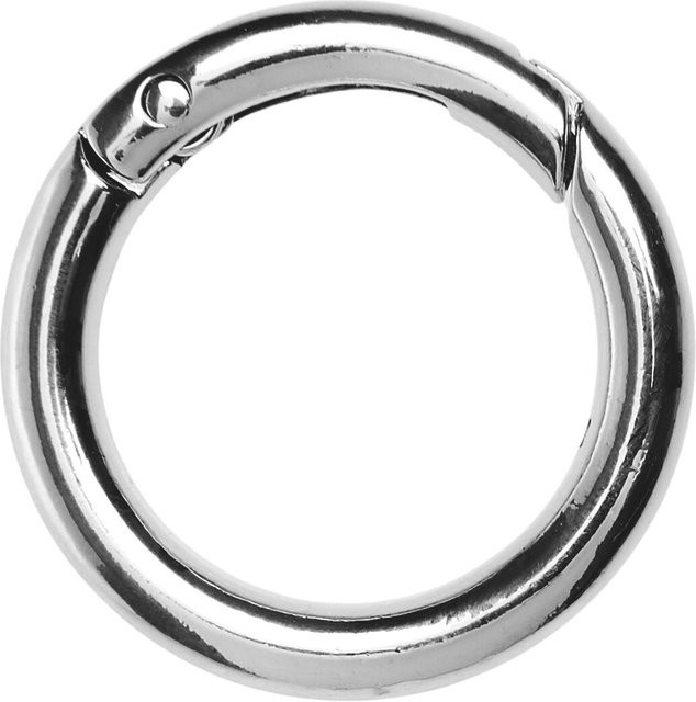 Rico Design Karabiner-Ring in Silber aus Metall - Bild 1