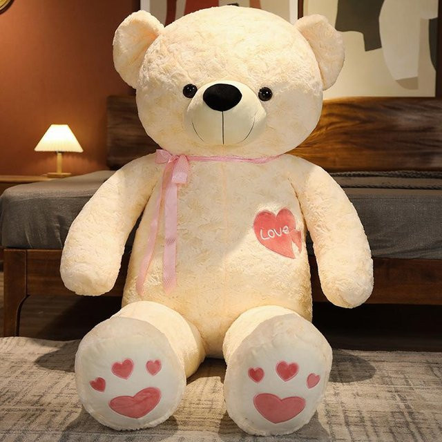 Bai Fen Bai Teddybär, Plüschtier, weiß - Bild 1