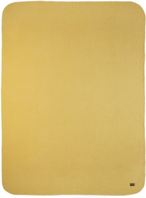 Wohndecke SANSIBAR aus Fleece in Gelb, B/B/H: 150 x 200 cm - Bild 1