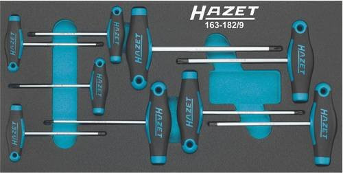 Hazet Schraubendreher-Satz mit T-Griff 163-182/9 mit 9 Teilen im TX-Profil T 6 bis T 30 - Bild 1