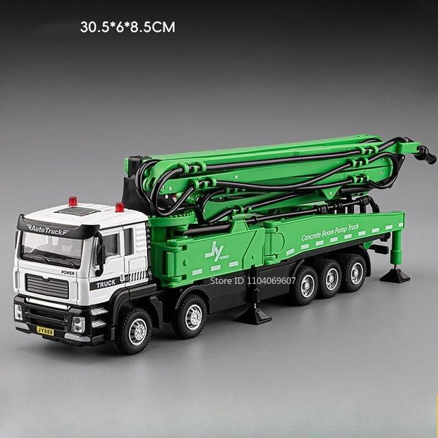 Linyi toy car Zementpumpenwagen Spielzeugmodell, 1:32, Metall, Licht und Sound, ab 14 Jahren - Bild 1