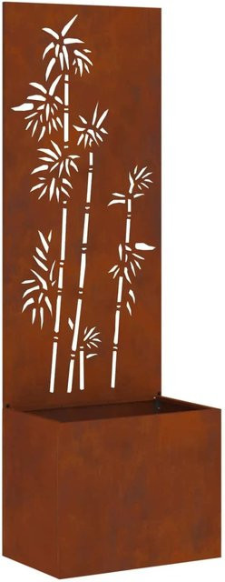 vidaXL Garten Sichtschutz Paravent aus Stahl in Rost-Optik, Farbe: Braun, B/H: 50 x 140 cm - Bild 1