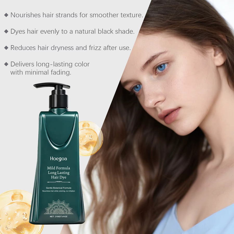 HOEGOA Haarverdunkelungs-Shampoo, Creme, Unisex - Bild 3