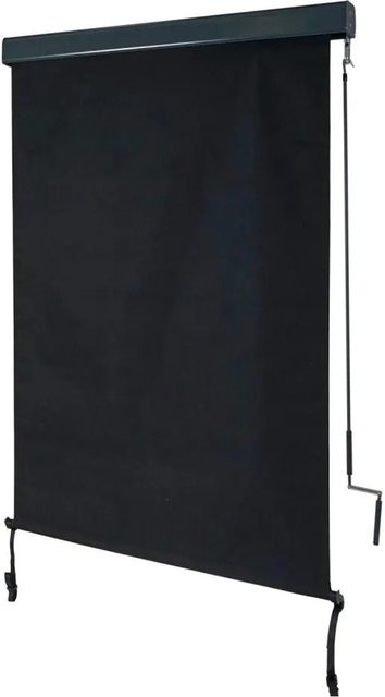 MCW Vertikalmarkise F42 Senkrechtmarkise als Sichtschutz Außenrollo in Schwarz, Höhe: 250 cm, Breite: 100 cm - Bild 2