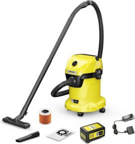 Kärcher Akku-Nass-/Trockensauger WD 3-18 Battery Set mit 17l Behältervolumen - Bild 2