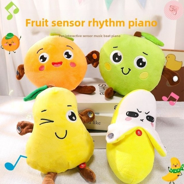 Sensing Beat Birne, Musikspielzeug, Plüschtier, Orange - Bild 1