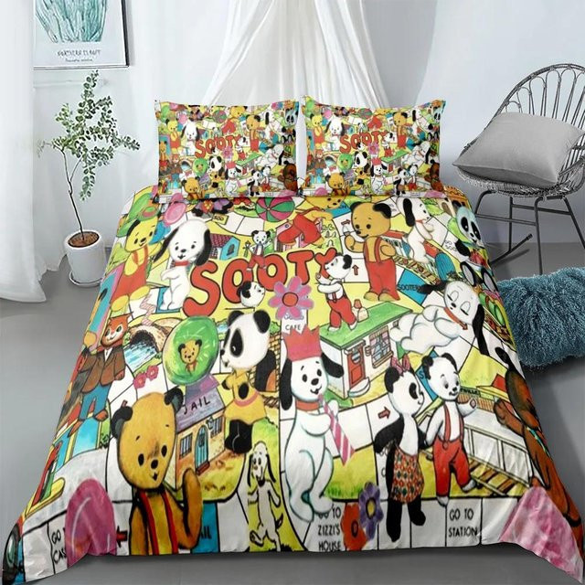 JMG Household Supplies Bettwäsche-Set mit Tiermotiv in Mehrfarbig, Material Mikrofaser Polyester, B/H: 150 x 220 cm - Bild 1