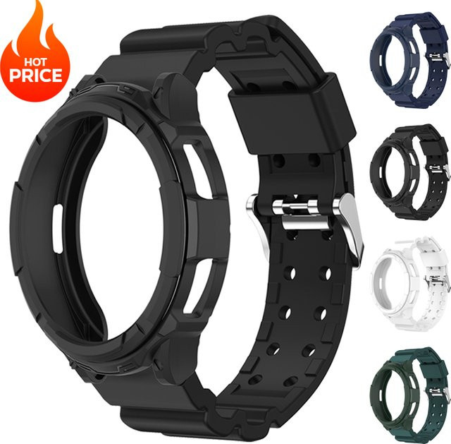 FancyWrist Silikonarmband + Hülle für Samsung Galaxy Watch 6 Classic, Schwarz, Unisex - Bild 1