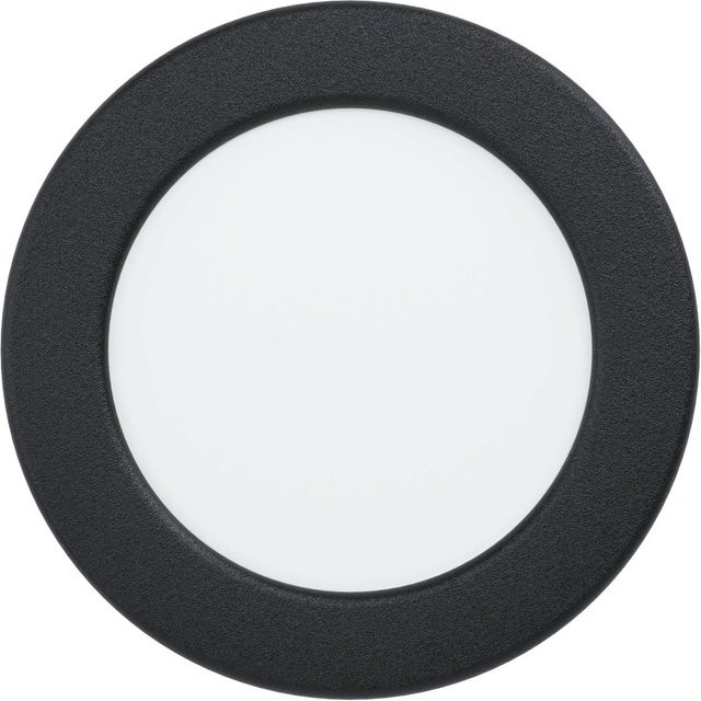 Eglo LED-Einbauspot Fueva 5 in Schwarz mit warmweißem Licht (3.000K), Durchmesser: 11,7 cm - Bild 1
