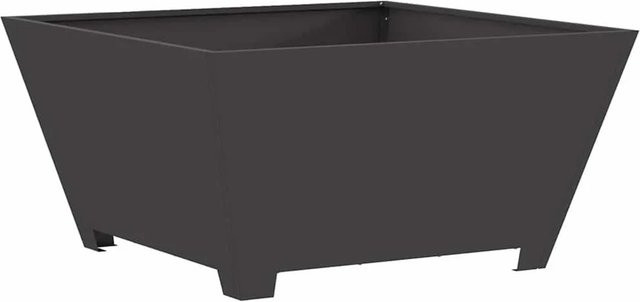 vidaXL Feuerstelle aus Stahl in Schwarz B/T/H: 80 x 80 x 40 cm - Bild 1