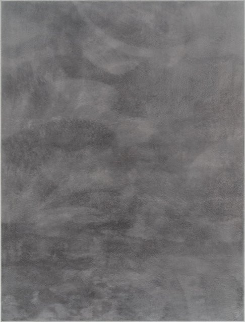 Flauschiger Teppich Solina Anthrazit, B/T: 60 x 90 cm - Bild 1