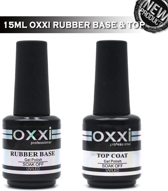 Oxxi Nagel-Gummi-Basislack, Matt, 15 ml - Bild 1