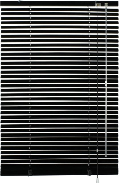 Gardinia Aluminium Jalousie Schwarz B: 80 cm, H: 175 cm - Bild 1