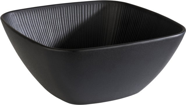 APS Schale NERO aus Melamin, eckig, schwarz, 3500 ml, B/T/H: 25 x 25 x 11 cm - Bild 1