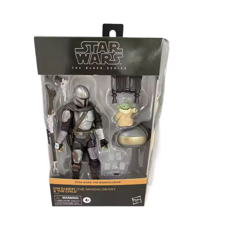 Bandai The Mandalorian Actionfiguren Set mit Baby Grogu und Din Djarin, mehrfarbig, Höhe: 15 cm - Bild 4