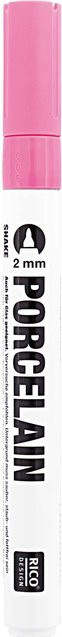 Rico Design Porzellanmarker 2mm in Pink - Bild 1
