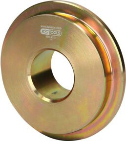 KS Tools Aufnahmeflansch in Gold, Durchmesser: 14,2 cm - Bild 1
