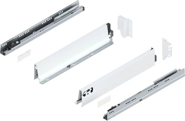 Blum Tandembox antaro M Vollauszug Blumotion Seidenweiß mit 30 kg Tragkraft, Tiefe: 450 mm - Bild 1