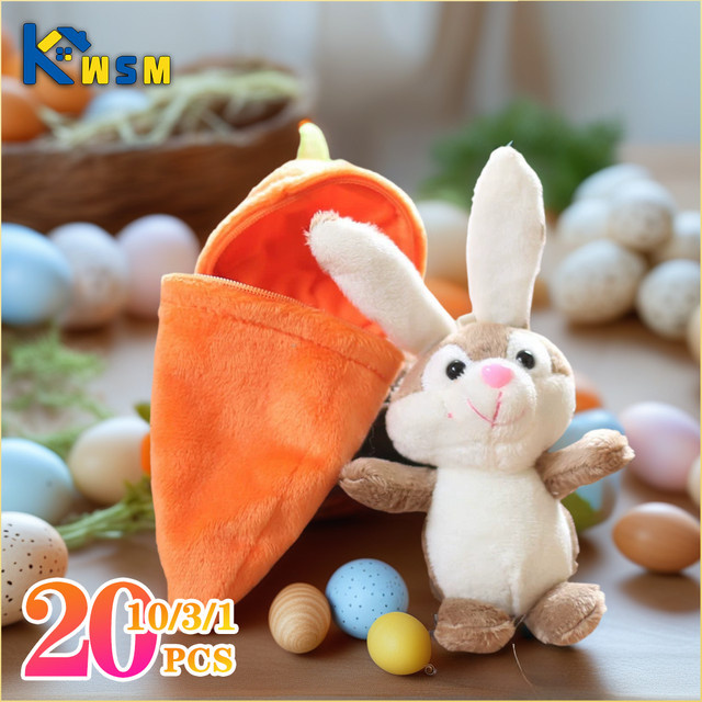 Hase in Karotte, Anhänger, Puppe, 1–20 Stück - Bild 1