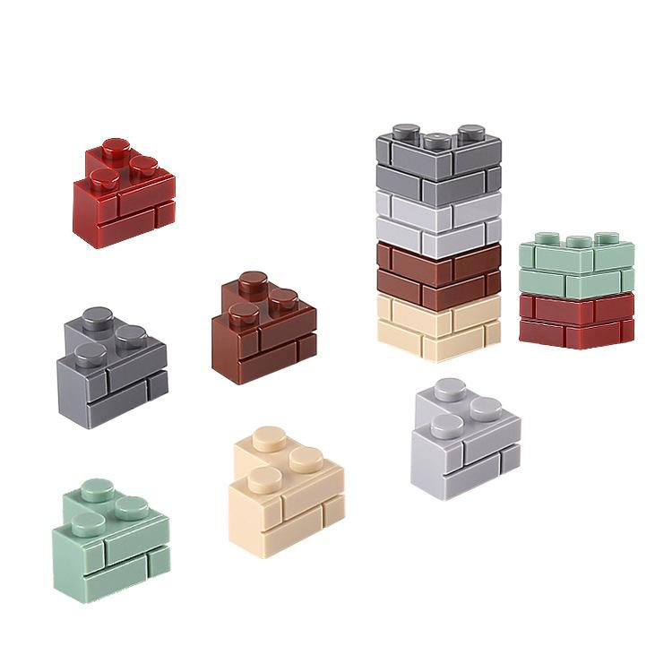Yiran Toy Architektur Stadt Stein Modifiziert 1x2x2 Mauerwerksprofil Wand Bau Stein - Bild 1