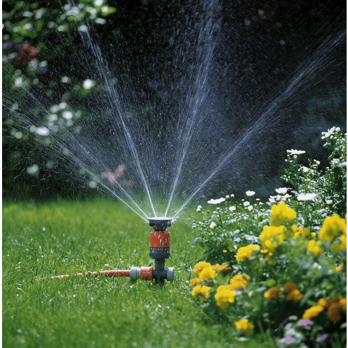 Gardena Comfort Vario Kreisregner mit Spike für bis zu 225 m2 in Orange/Anthrazit - Bild 2