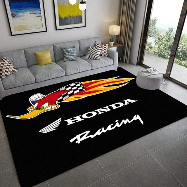 Karpetti Teppich mit abstraktem Design in Schwarz, rutschfest und maschinengewebt, B/T: 80 x 50 cm - Bild 1