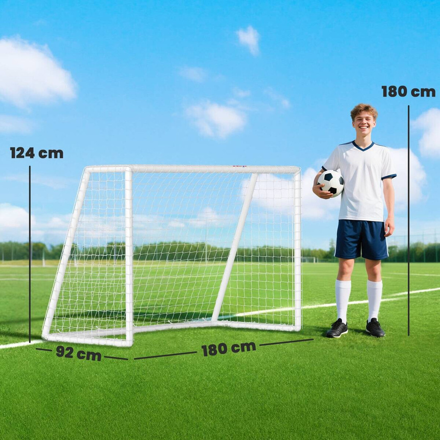 SPORTNOW Fußballtor, weiß - Bild 2