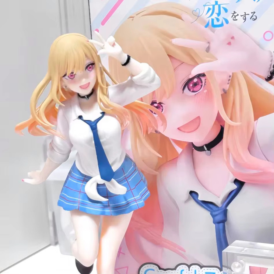 Bandai My Dress Up Darling Marin Kitakawa Uniform Anime Figur, 18cm, PVC Modell - Bild 2