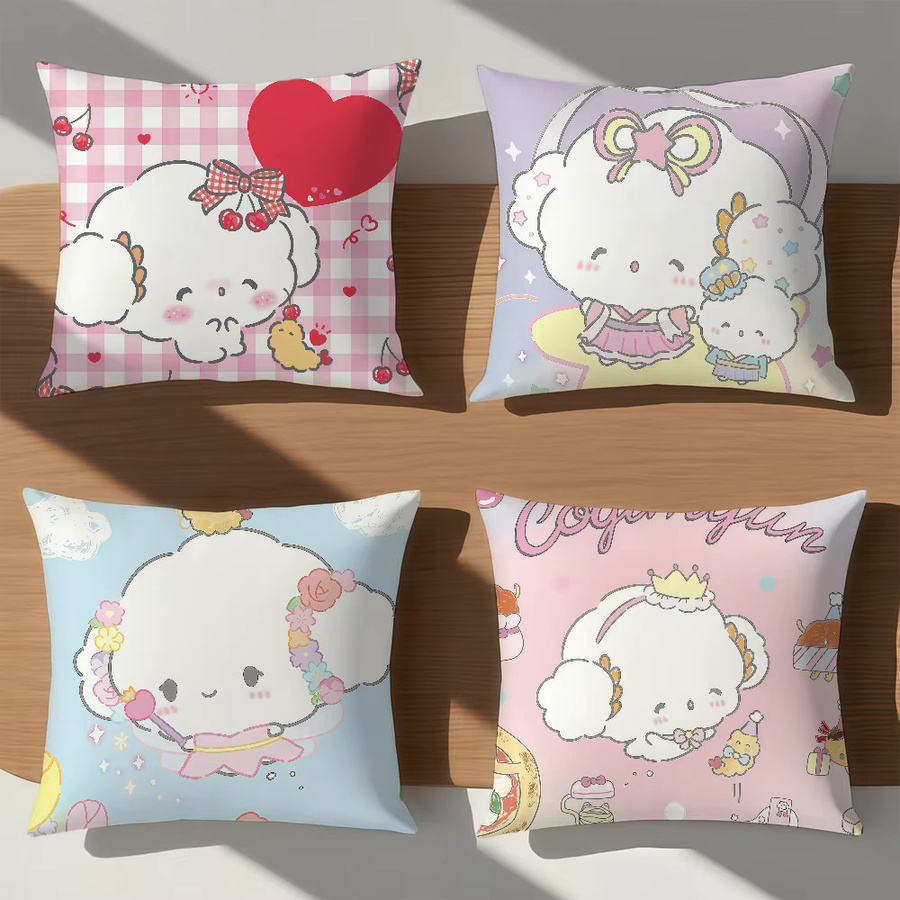 Sanrio C-Cogimyun Kissenbezug mit niedlichem Cartoon-Design für Sofa und Wohnzimmer - Bild 2