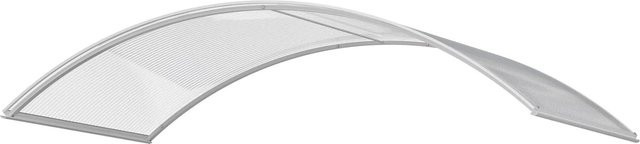 Roro Vordach V131 aus Aluminium in Weiß B: 157 cm, T: 90,5 cm, H: 30 cm - Bild 1
