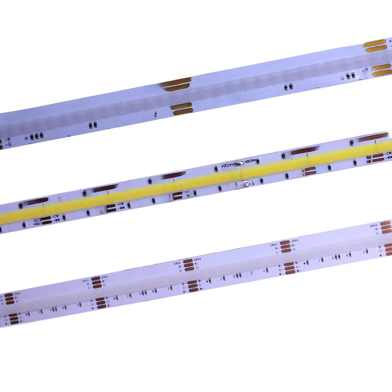 Taslauk COB LED Streifen RGB CCT mit 120 LEDs/m, Farbmischung Weiß und Multicolour, IP67 Schutzklasse, schneidbar - Bild 5