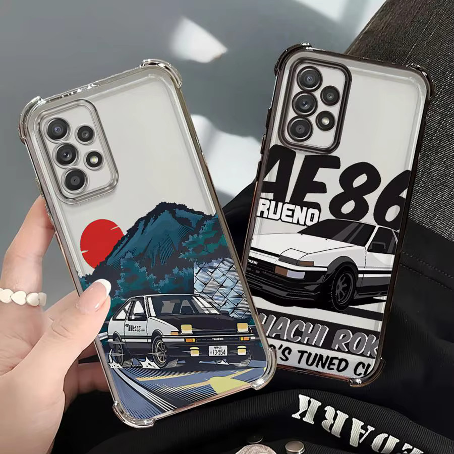 Anime Initial D Handyhülle für Samsung Galaxy A15 A16 A17 A21s A24 A25 A26 A33 A35 A36 A52 in Multicolor - Bild 2