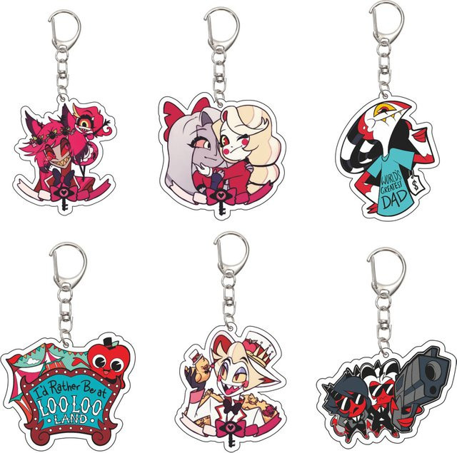Bandai Schlüsselanhänger Anime Hazbin Hotel, Unisex, 55 mm - Bild 1