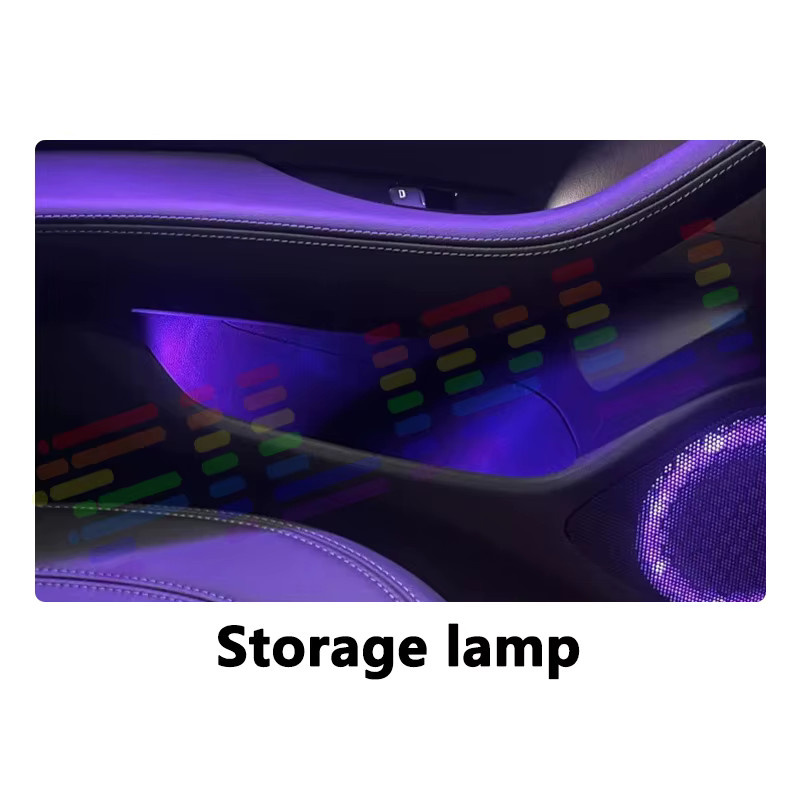 FILIPLI Neon-LED Auto-Ambientebeleuchtung RGB Multicolour für Fußraum, Staufach und Griff - Bild 3