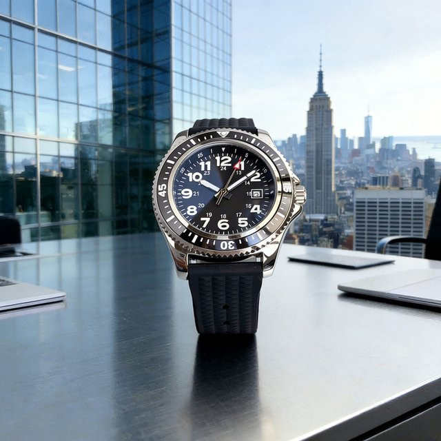 Tandorio Armbanduhr Automatik, Edelstahl, Saphirglas, 44 mm, Herren - Bild 1