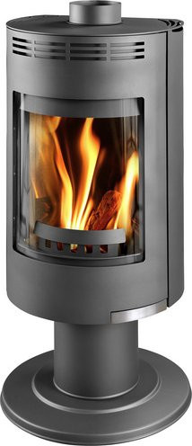THORMA Kaminofen Andorra Exclusive in Eisengrau aus Stahlblech mit 7,5 kW Leistung, B/T/H: 121 x 53,8 x 101 cm - Bild 1