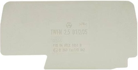 Wieland Electric 07.312.7055.0 Trennwand Grau 10 Stück - Bild 1