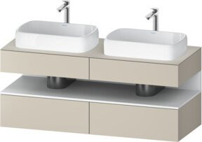 Duravit Waschtischunterschrank Qatego, Breite: 140 cm, Tiefe: 55 cm, Höhe: 60 cm - Bild 1
