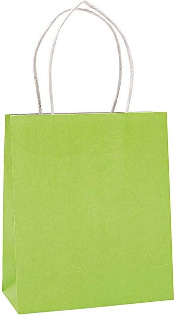 Rico Design Papiertüte aus Kraftpapier in Grün, B/T/H: 12 x 15 x 5,5 cm - Bild 1