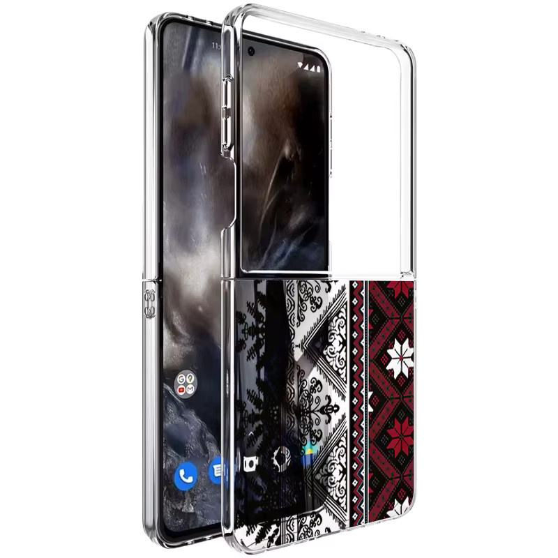 Handyhülle mit Vintage Totem Muster für Samsung Galaxy Z Flip7, Z Flip6, Z Flip5 und Z Flip4 in Multicolour aus Hard PC - Bild 2