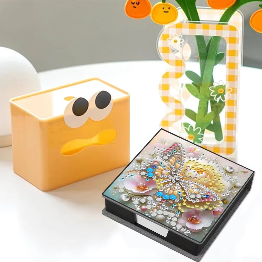 DIY Tier-Diamantmalerei Aufkleber-Spender aus Kunststoff, bunter Briefpapierhalter und Organizer für Schule und Haushalt - Bild 4
