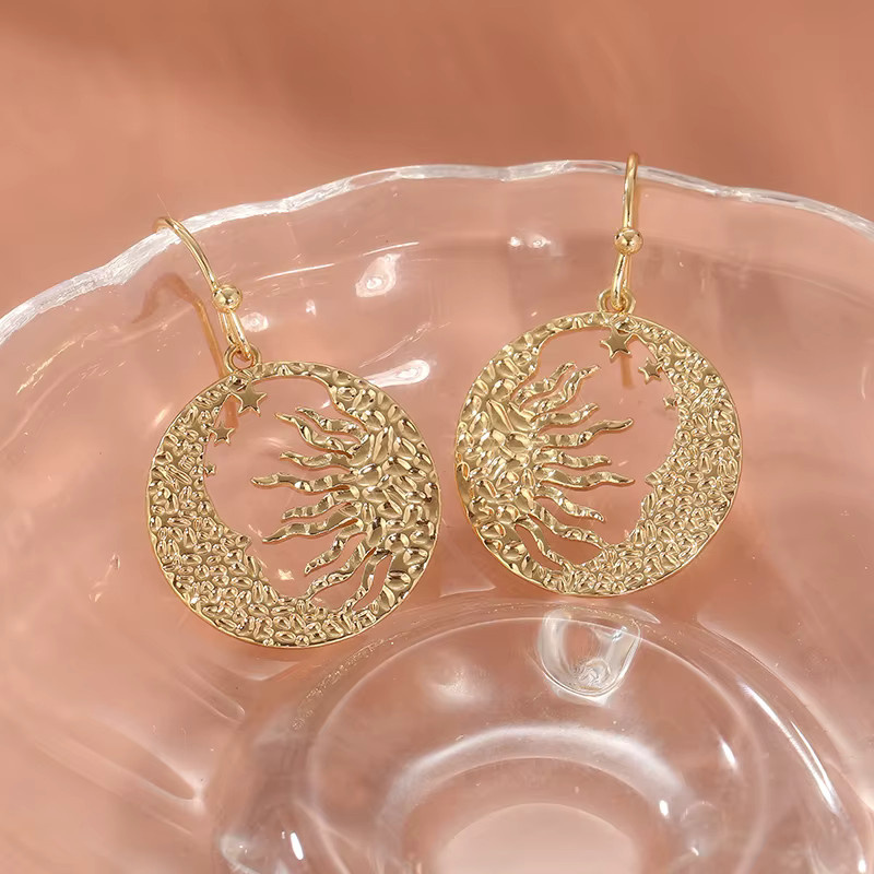 YoYo Ohrringe, Gold, Vintage, Damen - Bild 2
